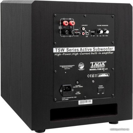 Проводной сабвуфер Taga Harmony TSW-90 V.4 (черный)