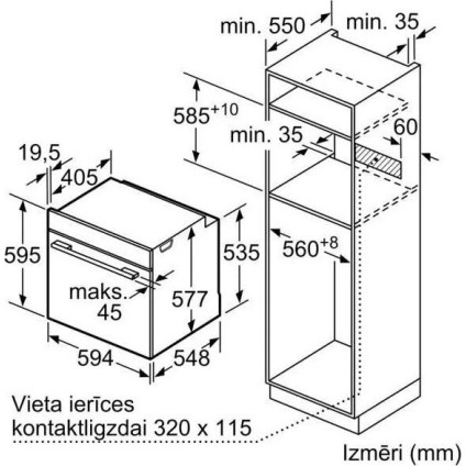 Электрический духовой шкаф Bosch HBG7721B1