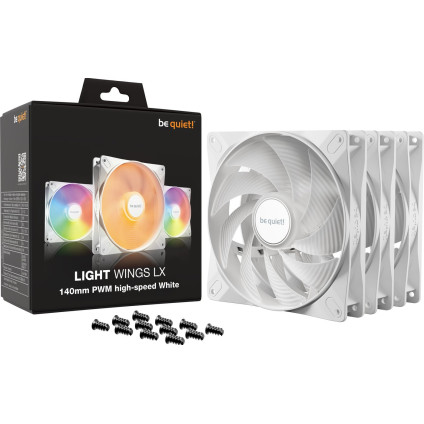 Комплект вентиляторов для корпуса be quiet! Light Wings LX 140mm PWM HS 3-Pack W BL131
