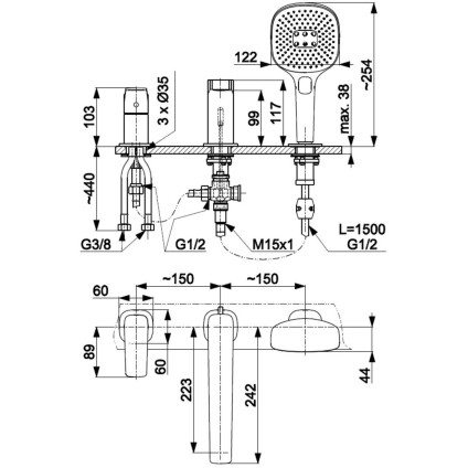 Смеситель KFA Malaga 452521061