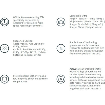 SSD-накопитель Angelbird AtomX ATOMXMINI1000PK 1TB