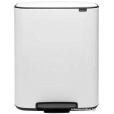 Система сортировки мусора Brabantia Bo Pedal Bin 2 x 30 л (белый)