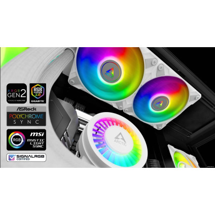 Система жидкостного охлаждения для процессора Arctic Liquid Freezer III 240 A-RGB White ACFRE00150A