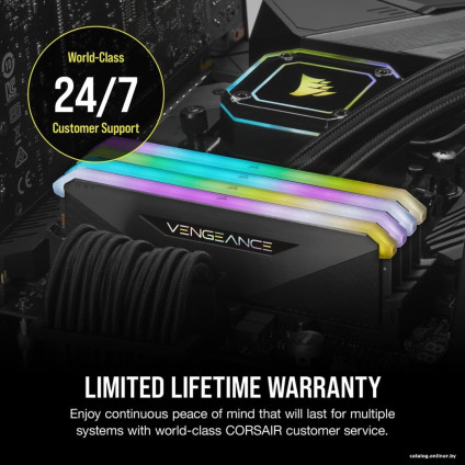 Оперативная память Corsair Vengeance RGB RT 2x16ГБ DDR4 3200 МГц CMN32GX4M2Z3200C16