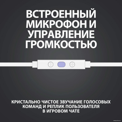 Наушники Logitech G333 (серебристый/белый)