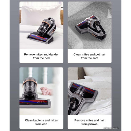 Пылесос для удаления пылевых клещей Jimmy BX7 Pro (серебристый)