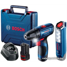 Дрель-шуруповерт Bosch GSR 120-LI Professional 06019G8004 (с 2-мя АКБ, кейс)