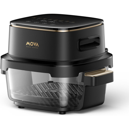 Аэрогриль (аэрофритюрница) Mova Aeroglass AF20 Pro (черный)
