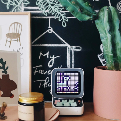 Беспроводная колонка Divoom Ditoo (розовый)