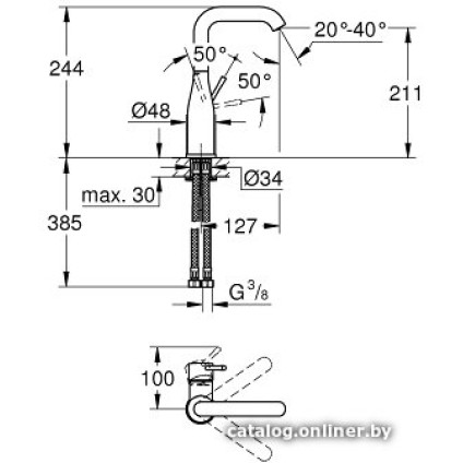Смеситель Grohe Essence New [23541001]