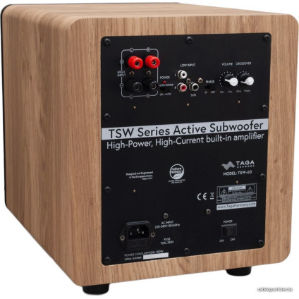 Проводной сабвуфер Taga Harmony TSW-60 (дуб)
