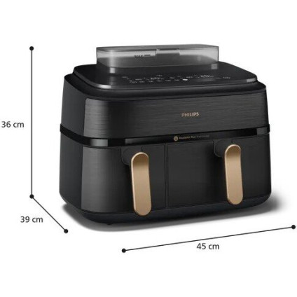 Аэрогриль (аэрофритюрница) Philips 5000 Series Ovi Dual Basket NA552/00