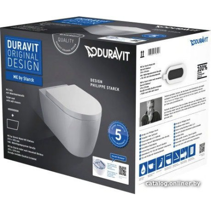 Унитаз подвесной Duravit ME by Starck 45290900A1