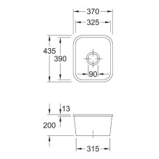 Кухонная мойка Villeroy & Boch Cisterna 45 670401FU