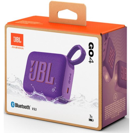 Беспроводная колонка JBL Go 4 (фиолетовый)