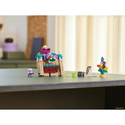 Конструктор LEGO Minecraft 21257 Столкновение с Пожирателем