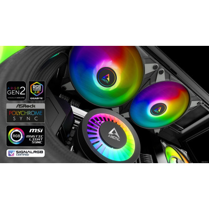 Система жидкостного охлаждения для процессора Arctic Liquid Freezer III 280 A-RGB Black ACFRE00143A