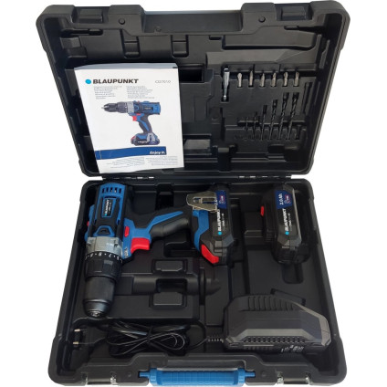Дрель-шуруповерт Blaupunkt CD7010 (с 2-мя АКБ, кейс)