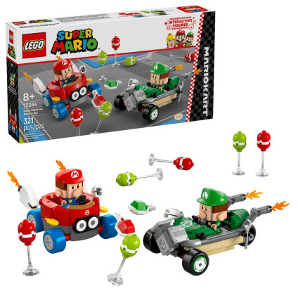 Конструктор LEGO Mario Kart – Малыш Марио против Малыша Луиджи 72034