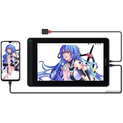 Графический монитор Huion Kamvas 13 (космический черный)