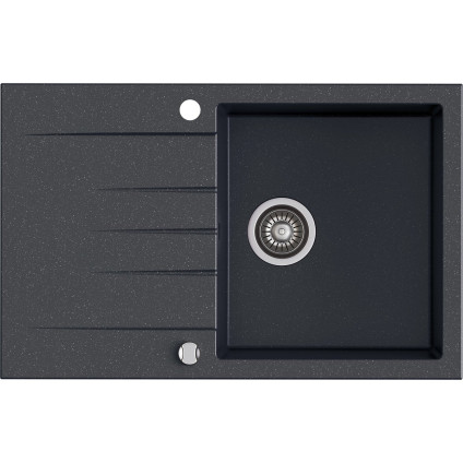 Кухонная мойка Kernau KGS V 45A 1B1D Black Metallic