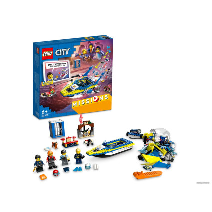 Конструктор LEGO City 60355 Детективные миссии водной полиции