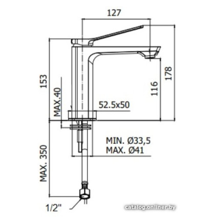 Смеситель Paffoni Tilt TI071BO