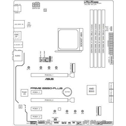 Материнская плата ASUS Prime B550-Plus