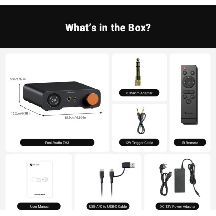 Настольный усилитель Fosi Audio ZH3