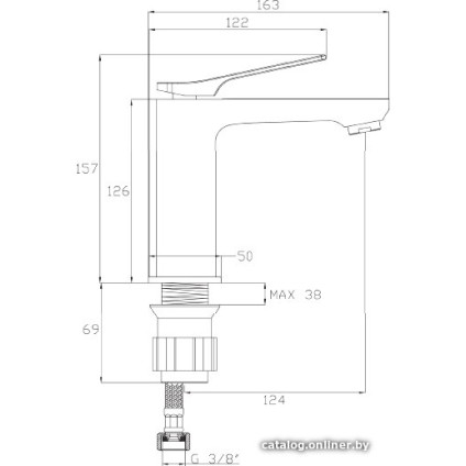 Смеситель Invena Paros BU-09-004