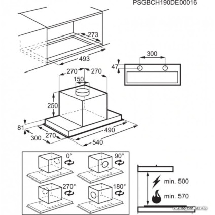 Кухонная вытяжка Electrolux LFG716R