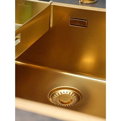 Кухонная мойка Reginox New York 50x40 (L) OKG Comfort Gold Flax R35160