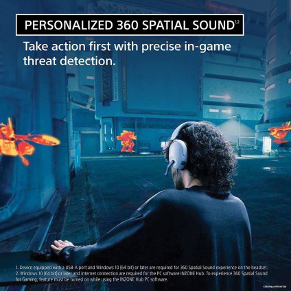 Наушники Sony Inzone H3 MDR-G300 (белый)