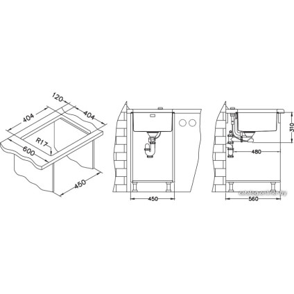 Кухонная мойка Alveus Kombino 30 [1100235]