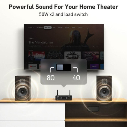 Сетевой интегральный усилитель Arylic H50