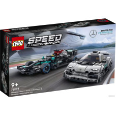 Конструктор LEGO Speed Champions 76909 Mercedes-AMG F1 W12 E Perf. и Project One