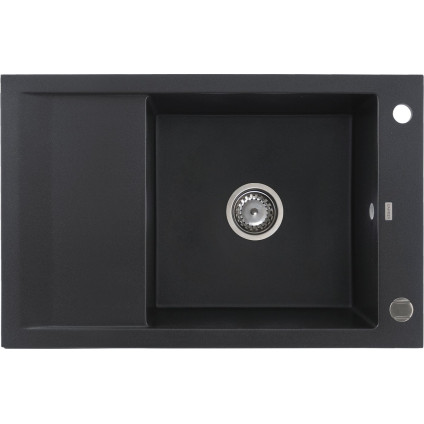 Кухонная мойка Kernau KGS M 6078 1B1D Black Metallic