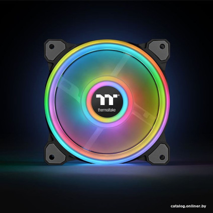 Комплект вентиляторов для корпуса Thermaltake Riing Quad 14 RGB TT Premium 3 Fan Pack CL-F089-PL14SW-A