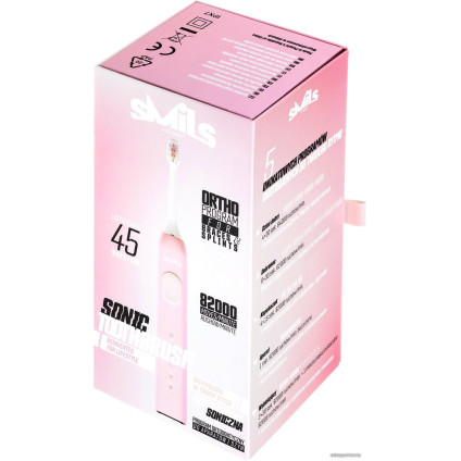 Электрическая зубная щетка Vitammy SMILS (розовая пудра)