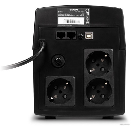 Источник бесперебойного питания SVEN Pro 1000 (USB)