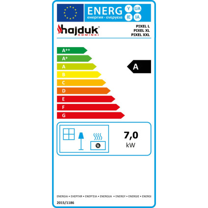 Свободностоящая печь-камин Hajduk Pixel XL