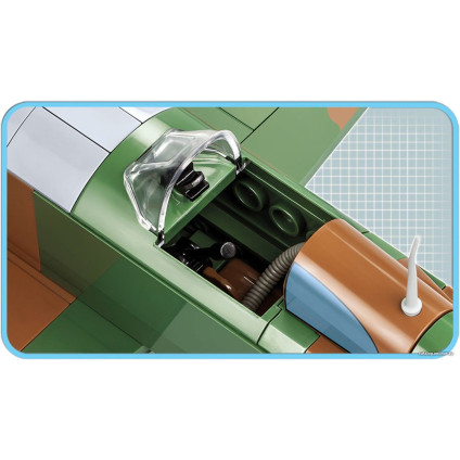 Конструктор Cobi World War II 5720 Dewoitine D.520