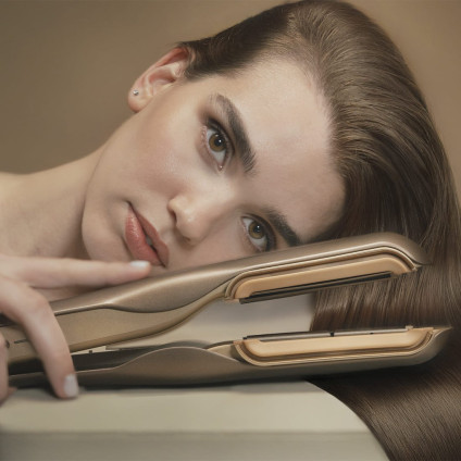 Выпрямитель Cecotec AirLisse 2 в 1 ForceDry Champagne 111302