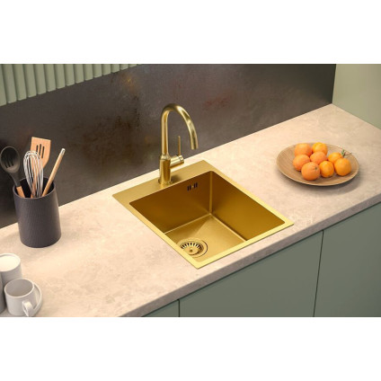 Кухонная мойка Quadron HB4050PVDBSG1