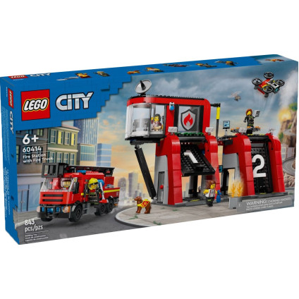 Конструктор LEGO City 60414 Пожарная станция с пожарной машиной