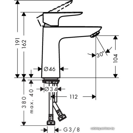Смеситель Hansgrohe Talis E 71712000