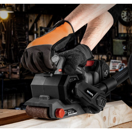 Ленточная шлифмашина GRAPHITE 58GE136 (без АКБ)