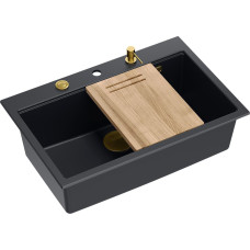 Кухонная мойка Quadron HQM7650U7PVDG1