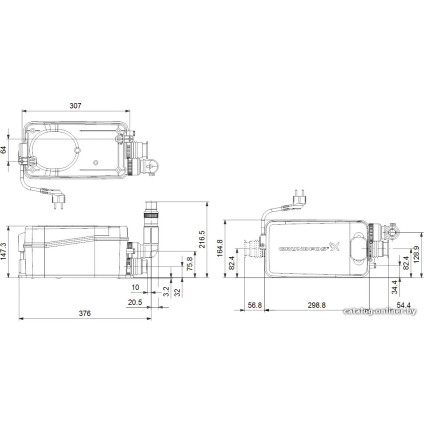 Канализационная установка Grundfos Sololift2 D-2