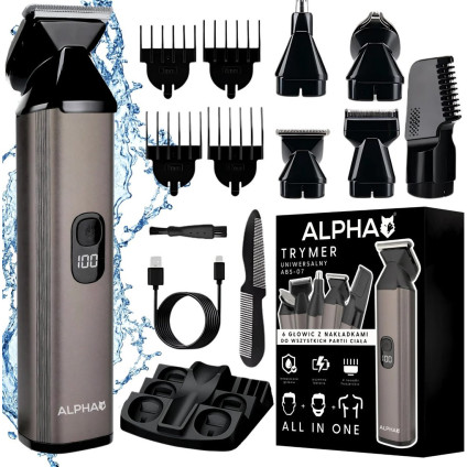 Триммер для бороды и усов Alpha ABS-07
